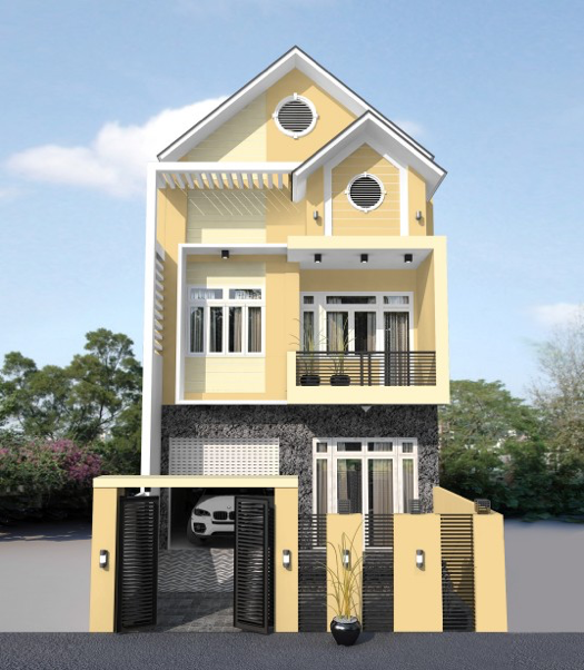Tông màu vàng – trắng phù hợp với người mệnh Kim, mệnh Thổ ( Thổ Sinh Kim)